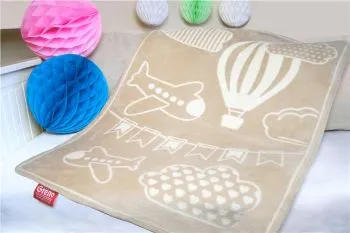 Kocyk niemowlęcy Greno 75x100 Kids Club żółty