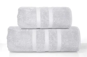 Ręcznik bawełniany Greno Only You 50x90 popielaty