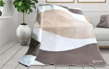 Koc akrylowy Greno Glamour 150x200 Tabbaco Vanilla