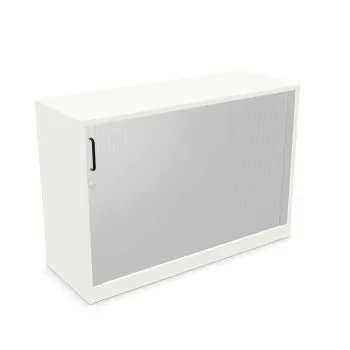 Szafka biurowa żaluzjowa EASY SPACE CABINET HRT 2-OH 120cm biała zamykana