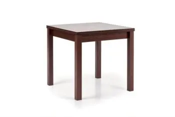 Stół GRACJAN 80(160)x80 ciemny orzech rozkładany