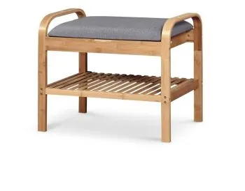 Stojak na buty ST-12 szary/naturalny