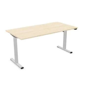 Biurko eCOMO 160x80cm akacjowe z regulacją wysokości