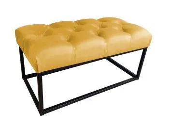 Ławka CHARLIE MG VELVET musztardowa/curry