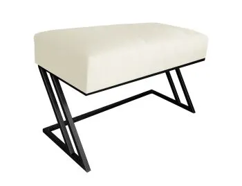 Ławka ROZALIA MG VELVET ecru