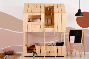 Łóżko piętrowe PAT 70x140 sosna