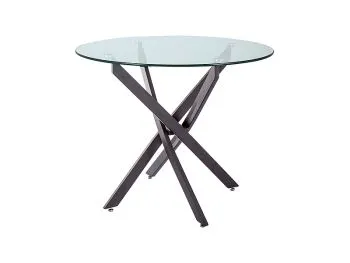 Stół okrągły AGIS 90x90 czarny