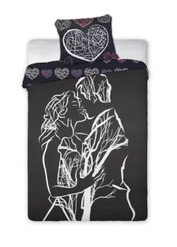 Pościel młodzieżowa AMORE 001 160x200
