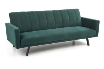 Sofa rozkładana ARMANDO VELVET ciemnozielona