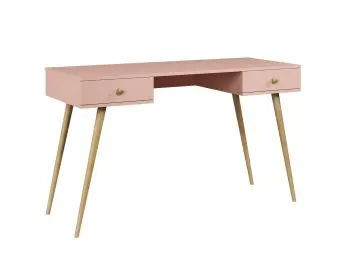 Biurko LEBEL różowe