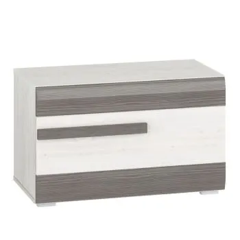 Szafka na buty BIANKA 1D sosna śnieżna/szara