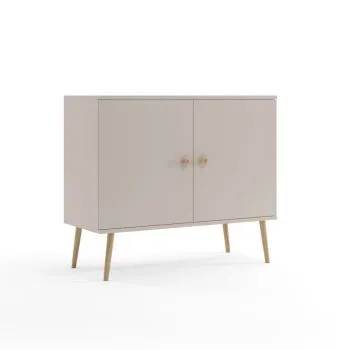 Komoda LEBEL z drzwiczkami 100cm kaszmirowa