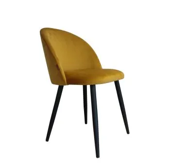Krzesło CLAUDINE 1 VELVET musztardowe/curry
