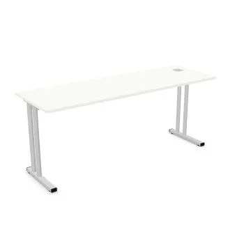 Biurko EASY SPACE C-LEG RC 180x60cm białe