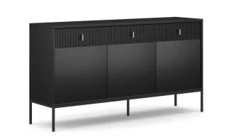 Komoda MAGGIORE 3D3S 154 czarna mat