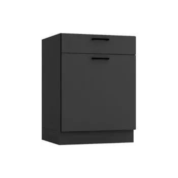 Szafka kuchenna stojąca ANIKA D60S/1 P/L grafitowa