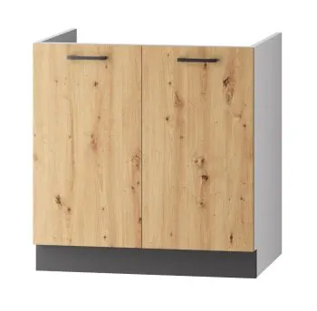 Szafka pod zlew 80 CLARA D80 ZL dąb