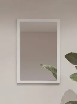 Lustro do przedpokoju CROSS 40x60cm białe