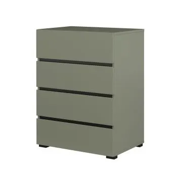 Komoda CROSS 4S 60cm zielona/czarna