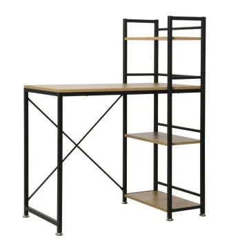 Biurko B-036 dąb/czarne