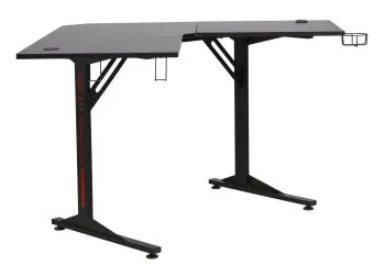 Biurko gamingowe narożne B-219 czarne