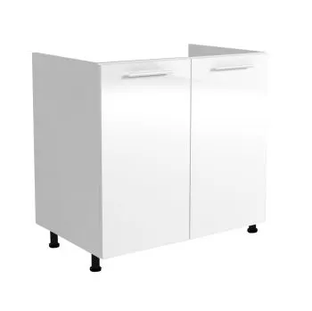 Szafka pod zlew 80 VENTO DK-80/82 biały połysk