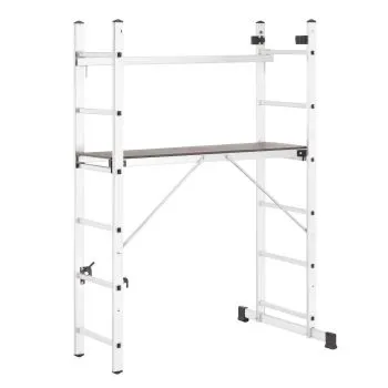 Drabina wielofunkcyjna / Rusztowanie 2x6 z podestem 150kg