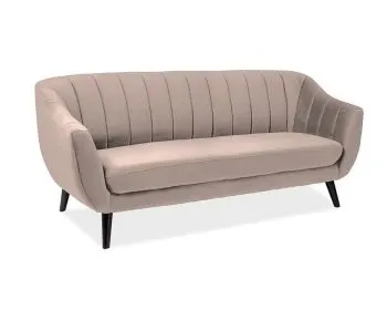 Sofa ELITE 3 VELVET beżowa