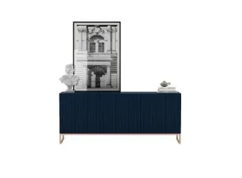 Komoda TAL 3D 168 granatowa mat