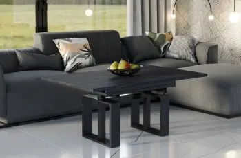 Ława rozkładana podnoszona EMPOLI 110(170)x65 beton ciemny