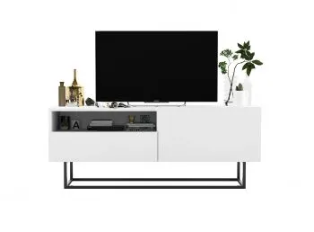 Szafka RTV SELF 3 120 biała mat