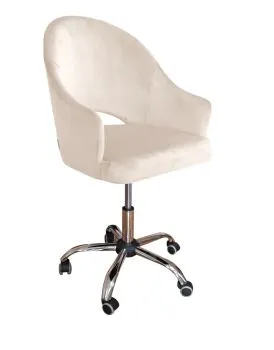 Fotel JENISEJ VELVET ecru