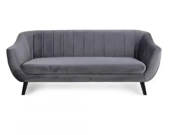 Sofa ELITE 3 VELVET szara