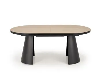 Stół rozkładany GIACOMO dąb naturalny/czarny