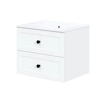 Szafka pod umywalkę TORETO 2S 60cm biały mat