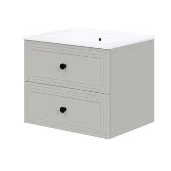 Szafka pod umywalkę TORETO 2S 60cm kaszmirowy mat