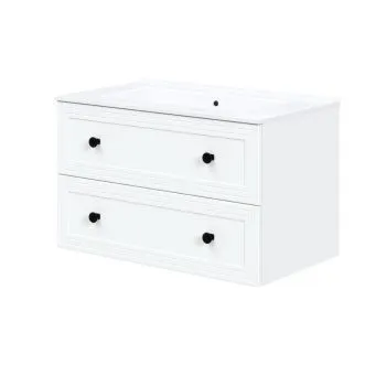 Szafka pod umywalkę TORETO 2S 80cm biały mat