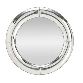 Lustro dekoracyjne MOON 80x80cm srebrne