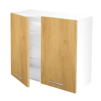 Szafka kuchenna wisząca z ociekaczem 80 VENTO GC-80/72 dąb