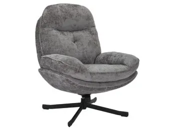 Fotel do salonu HARPER szary obracany