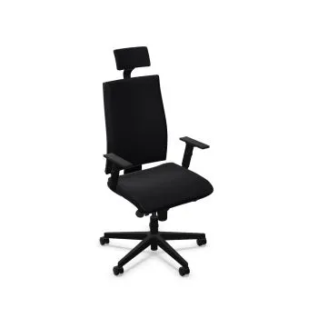 Fotel biurowy INTRATA SM01 czarny