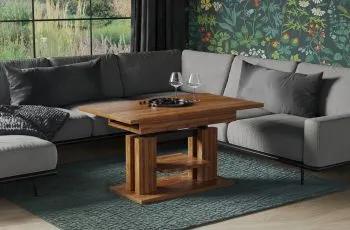 Ława rozkładana podnoszona ISO 110(170)x65 dąb stirling