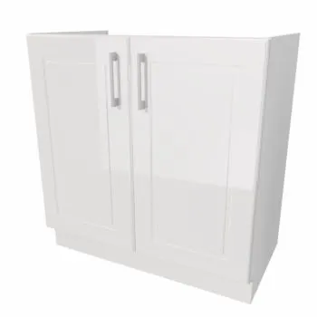 Szafka pod zlew 80 NATALIA D80 ZL biała połysk