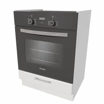 Szafka pod piekarnik 60 NATALIA DK60 biała połysk