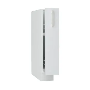 Szafka kuchenna stojąca CARGO 15 NATALIA D15 jasnoszara mat z koszem