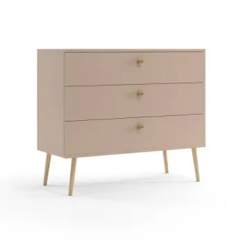 Komoda LEBEL 2 z szufladami 100cm macchiato