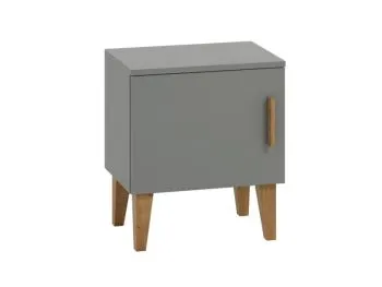 Szafka nocna KUBI szara