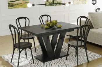 Stół rozkładany LARA 130(210)x80 beton ciemny