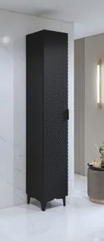 Szafka łazienkowa LAURA 1D 35 cm czarna mat