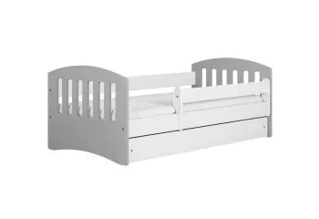 Łóżko dziecięce CLASSIC 1 MIX 180x80 szare